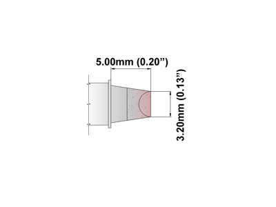 Thermaltronics KXXCH032 Soldering Tip Cartridge