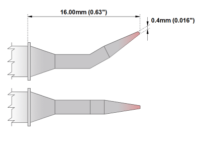 MTZ Series Tweezers Tips (MXXTZ004)