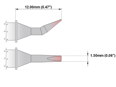 MTZ Series Tweezers Tips (MXXTZ015)