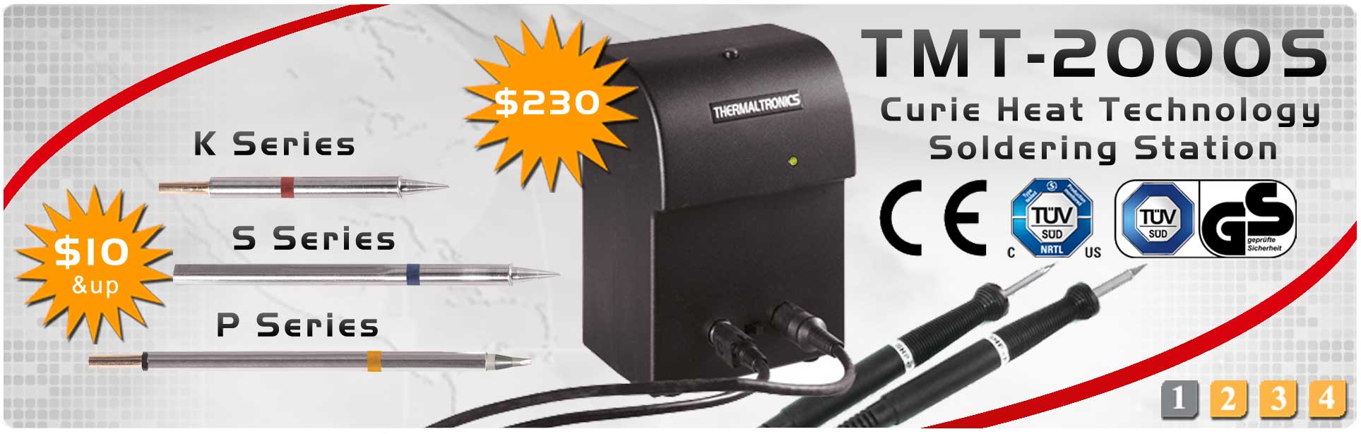 Thermaltronics Soldering Stations, Desoldering, Rework, Irons